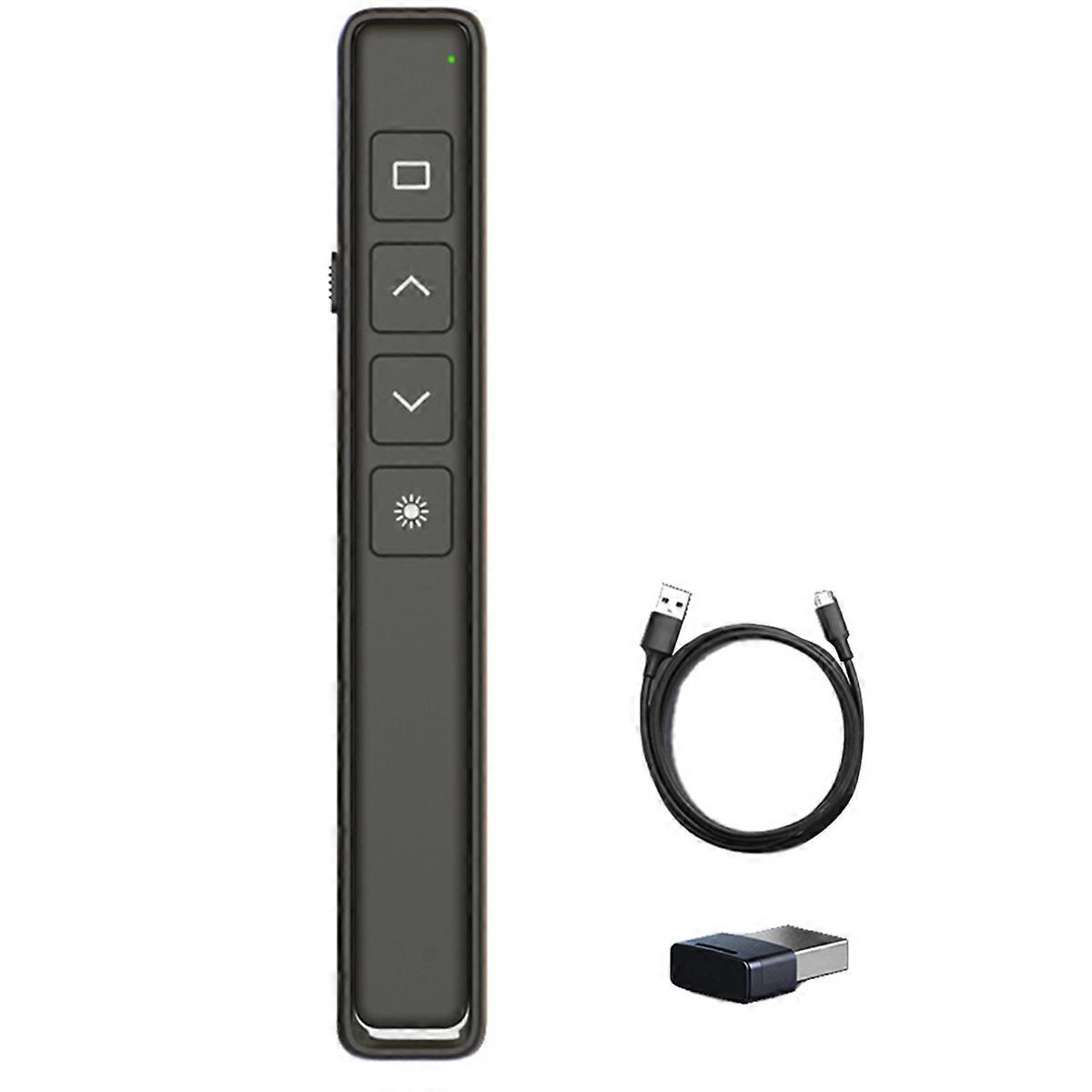 Wireless Page Turning Pen USB Remote Control Flip Pen for Office Teaching Projector PPT Presenter