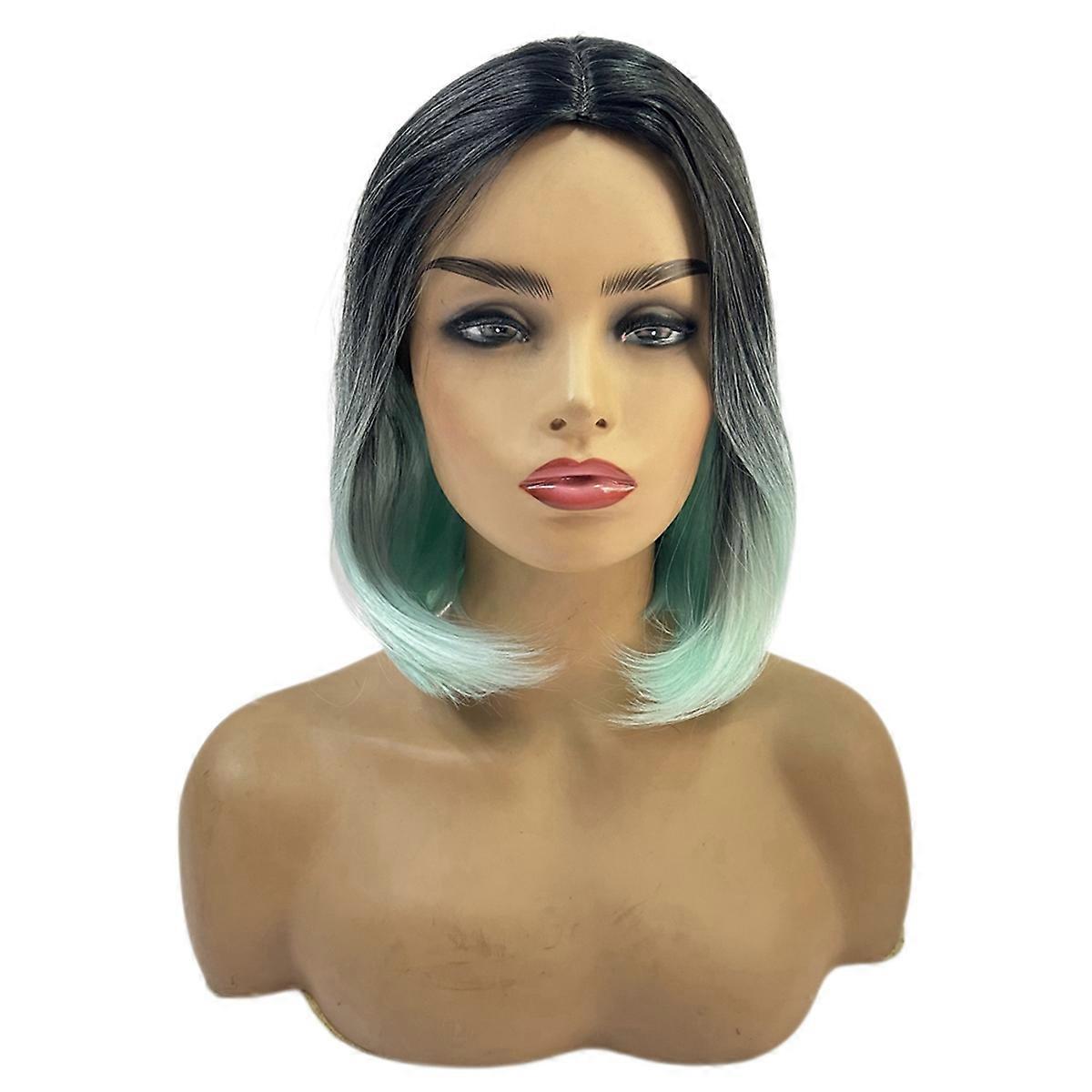 Mint Green Wig Short Bob Straight Synthetic Wigs