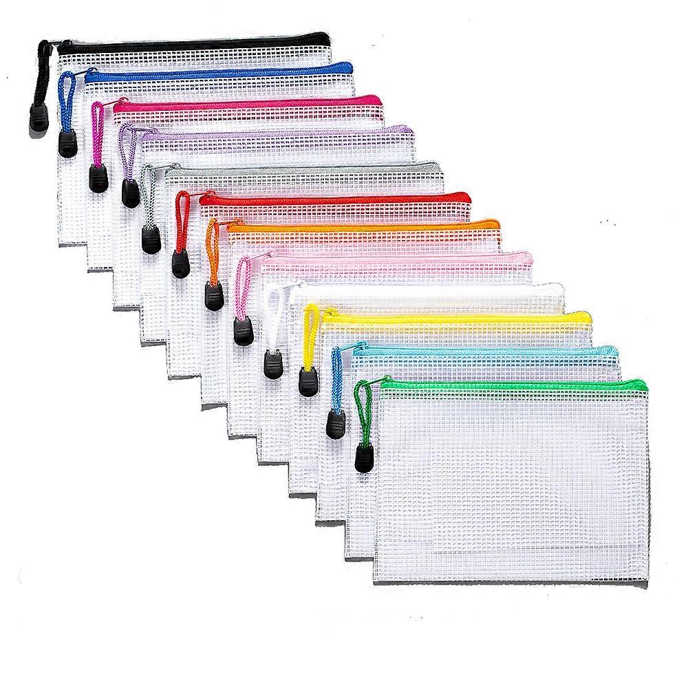 Storage Solutions, Mesh Zipper Pouch, Heavy-Duty Material