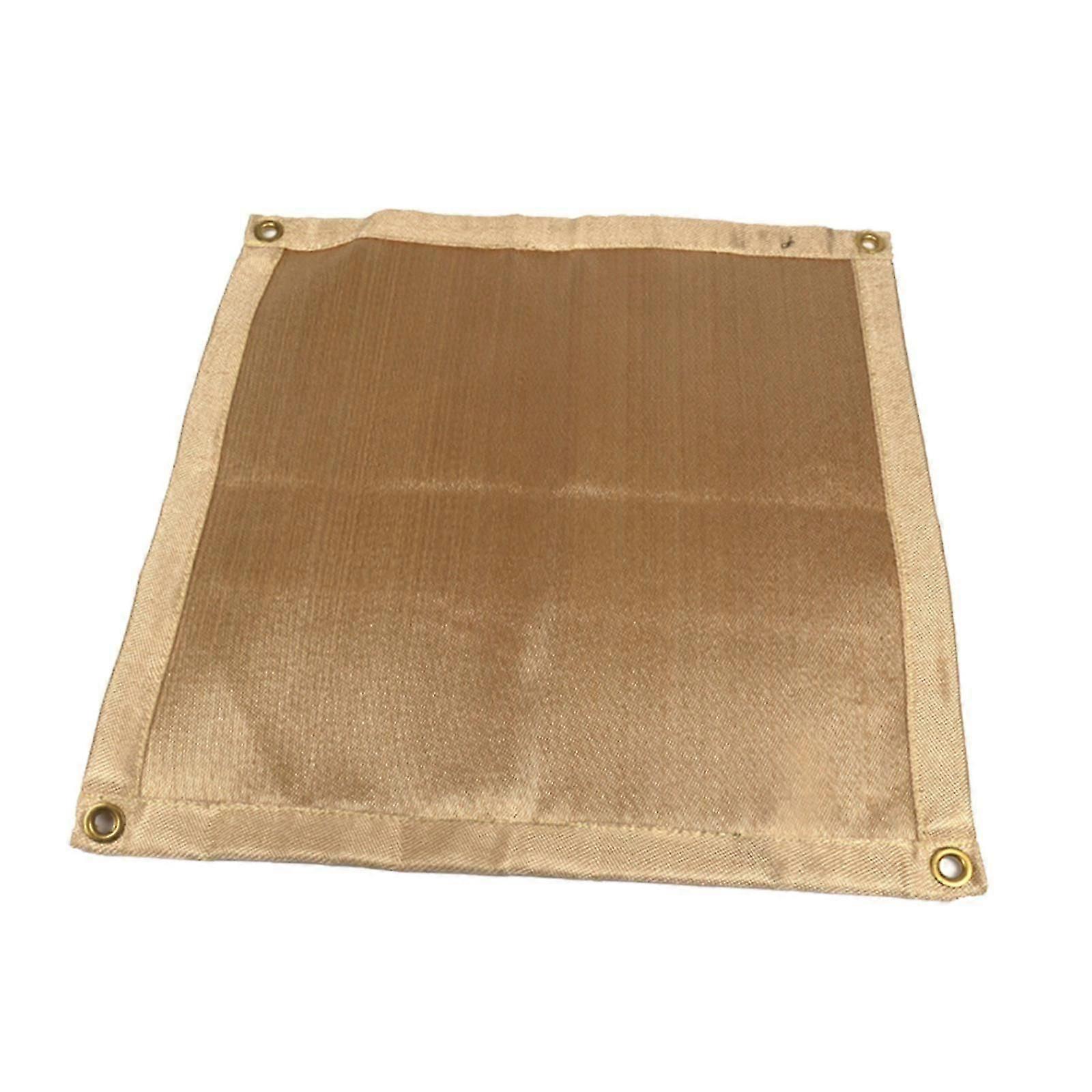 Fireproof Mat Foldable Fiberglass Fire Pit Mat Multipurpose Floor Protector