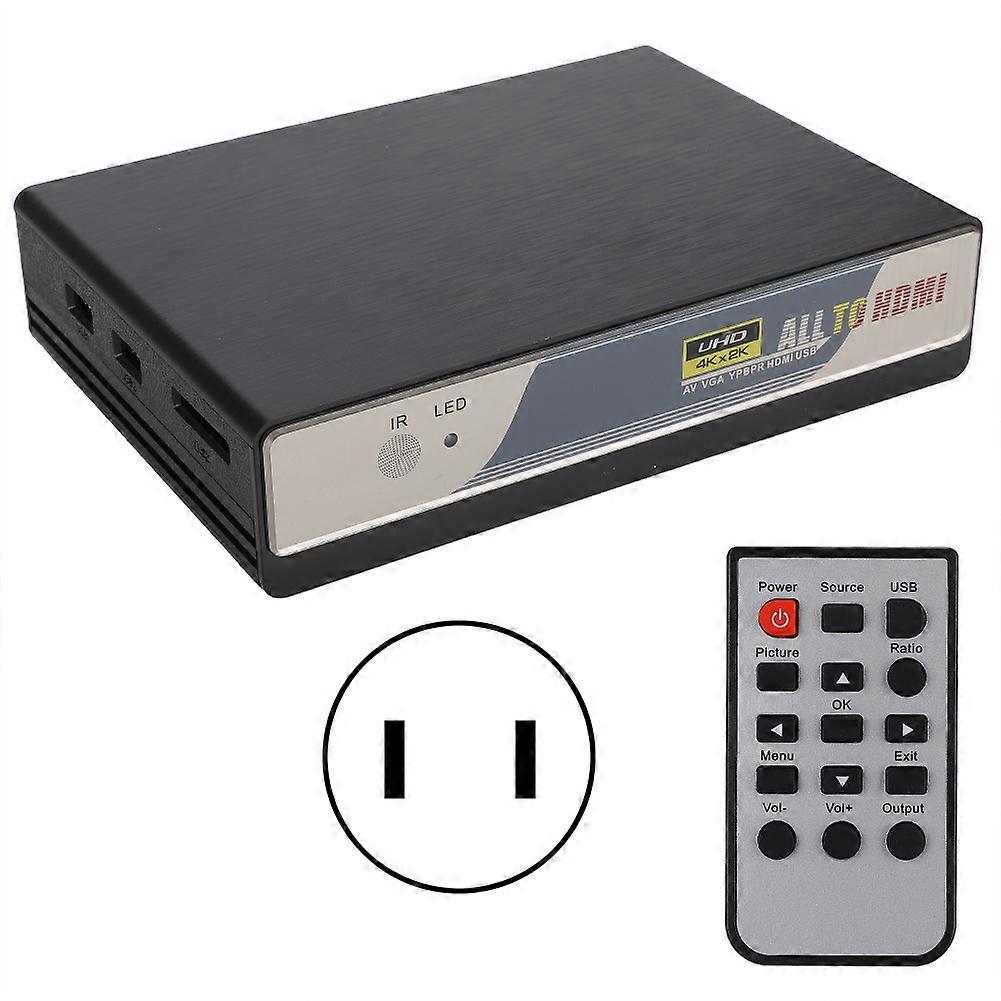 100-240V HDMI 4K Scaler Converter Box Support PA / NTSC / SECAM Color Systems 720P 1080P Output