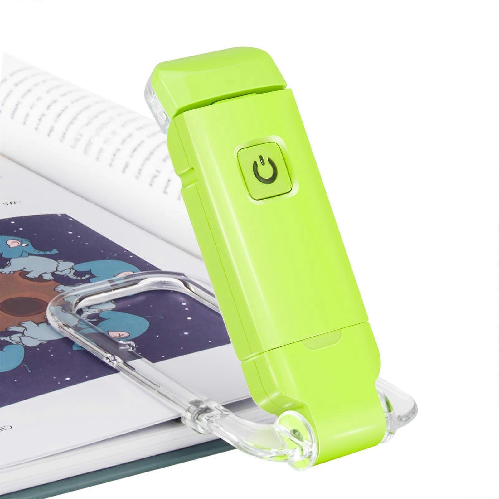 BIGMONAT Rechargeable Clip Reading Light, Book Lights Reading Lights for Bed Working, Small Book Light for , Brag