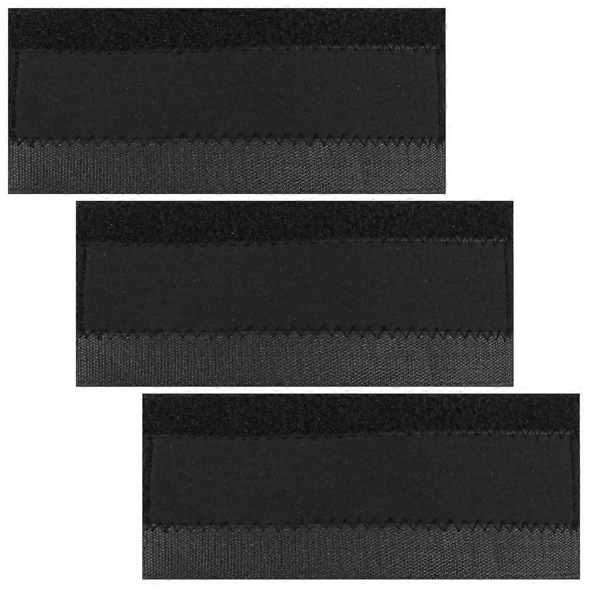 Bicycle Chain Protector 3-Piece Set, Chain Guard Pad, Black, Compatible With Most Bikes