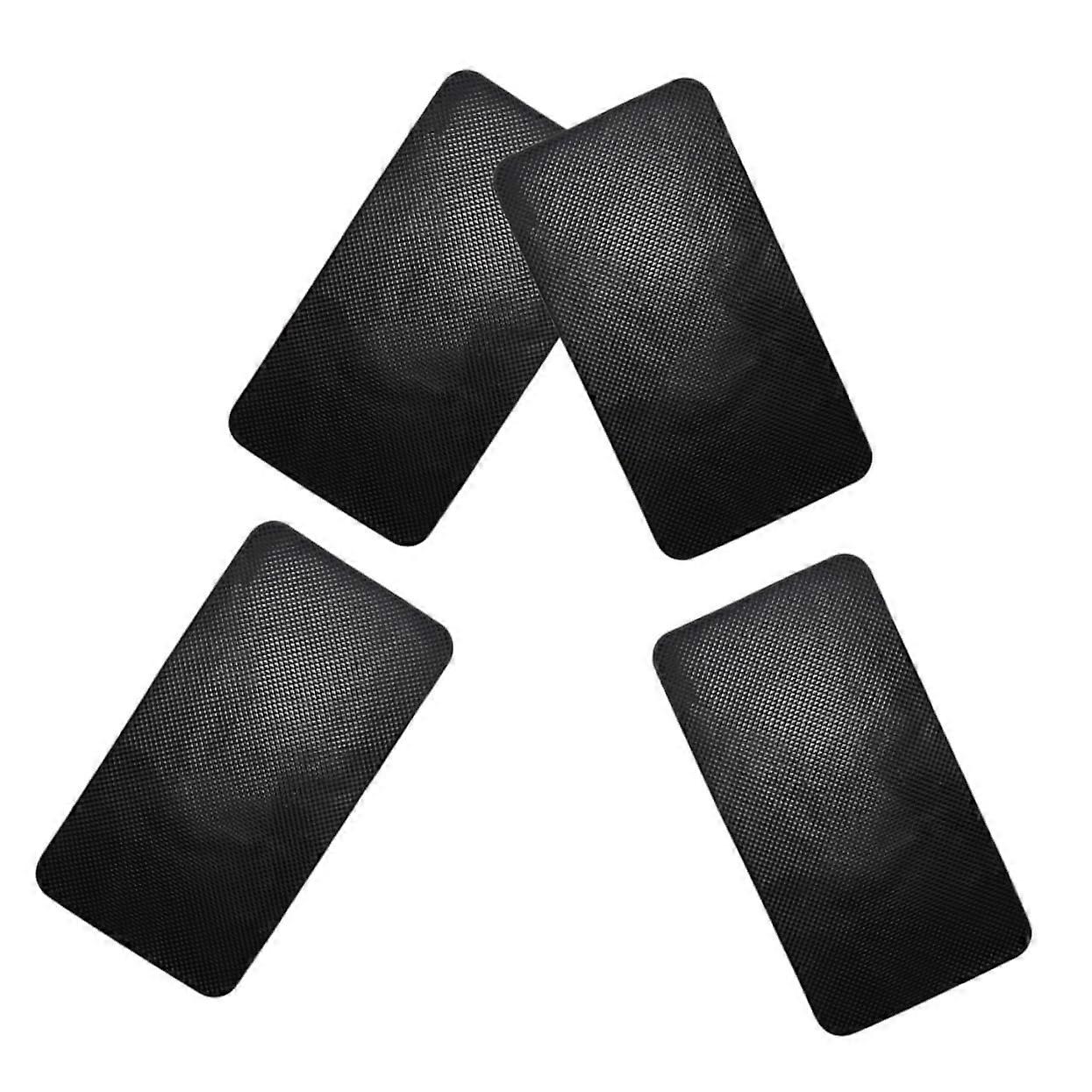 Car Dashboard Sticky Adhesive Pads - 4pcs Non-Slip Car Storage Mat for Phone and Accessories - Universal Fit Auto Dashboard Pad