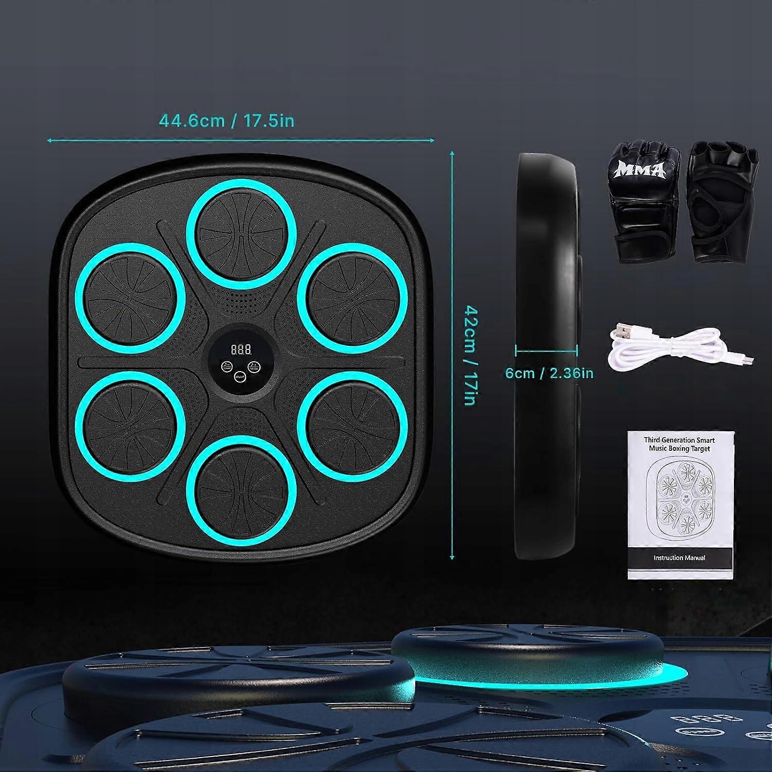 Musica Boxing Machine Bluetooth con i guanti in formazione boxe parete