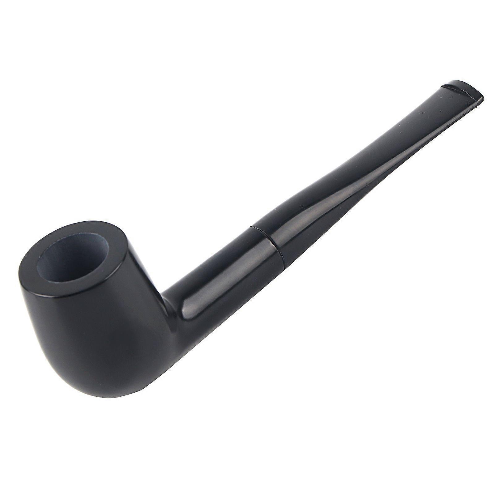 Durable Ebony Tobacco Smoking Pipe Craft Gift, Exquisite Design