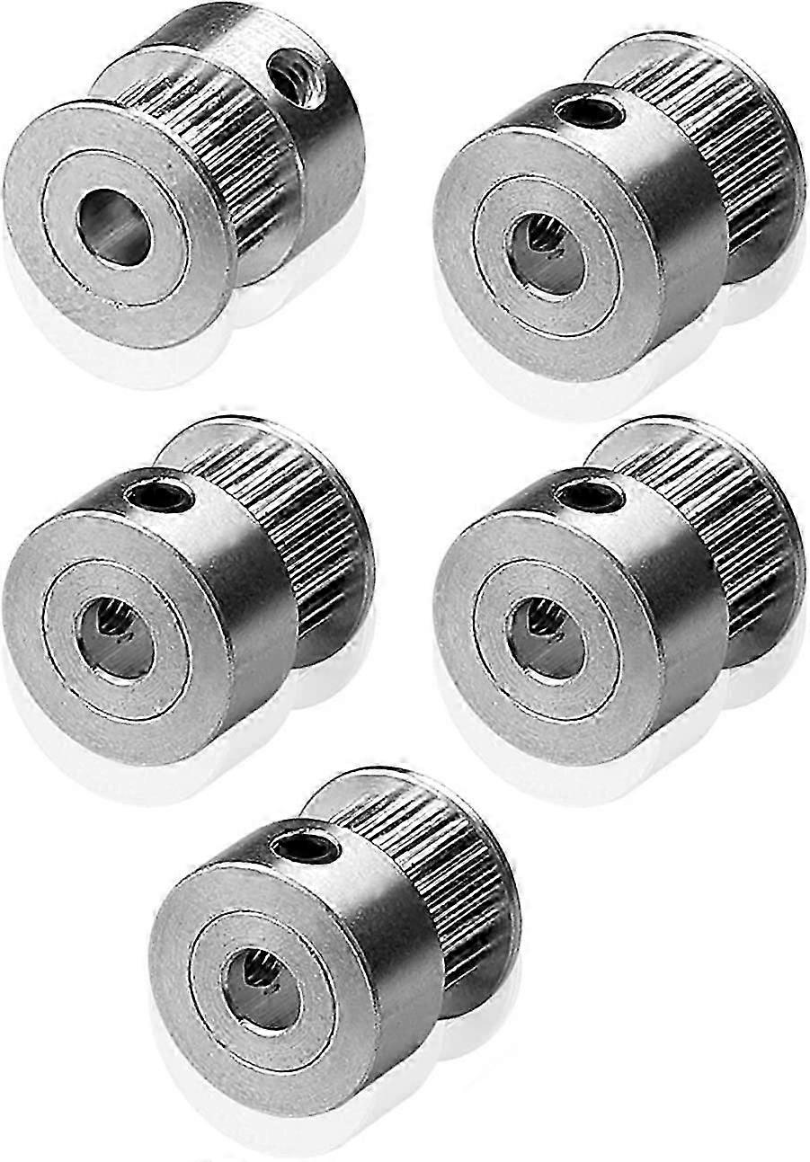 5 PCS 2GT 20 Teeth 5mm Timing Pulley Wheel for 3D Printer