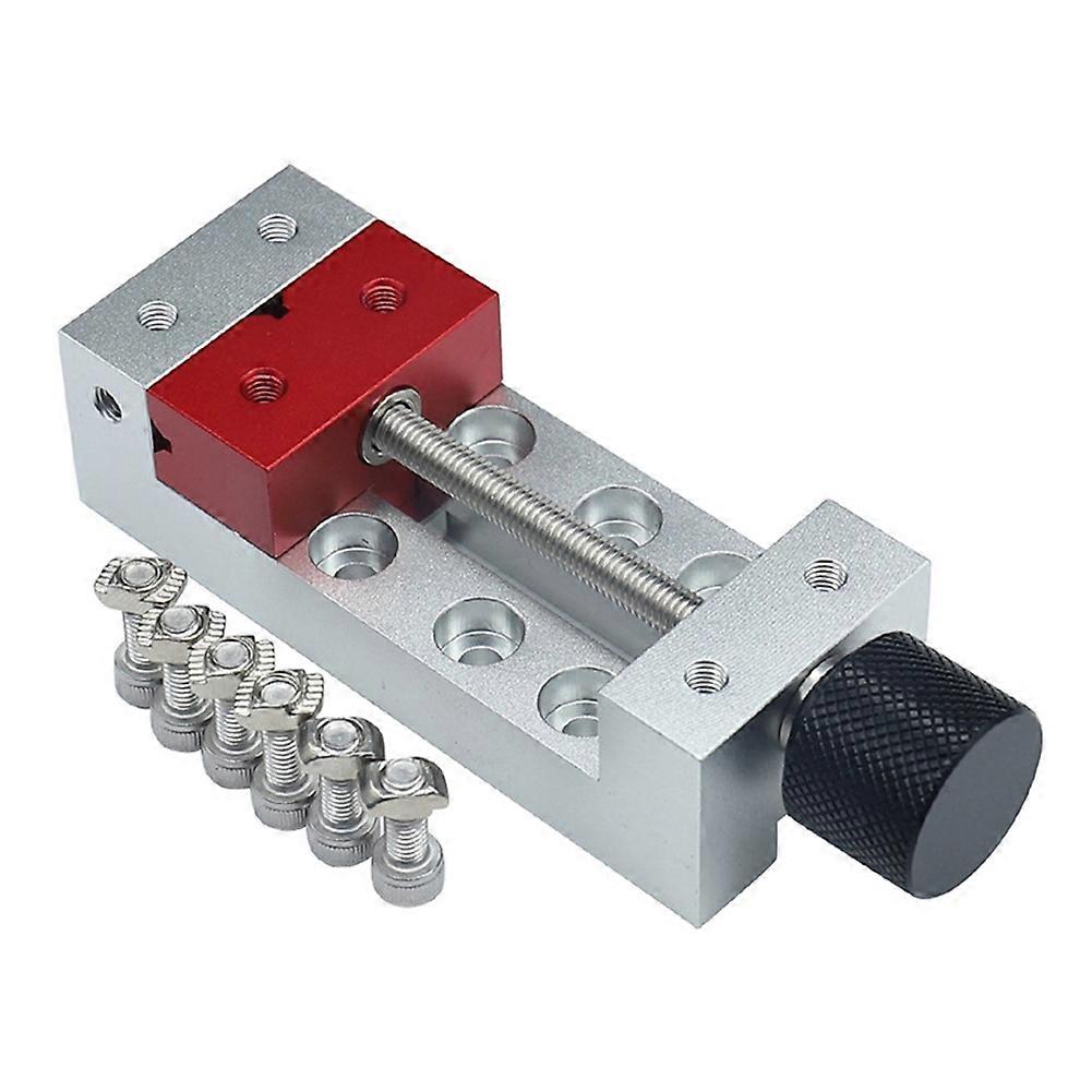 DIY Tools 100MM Engraving Machine Vise Aluminum Jaw Clamp Flat Nose Machining Vise Clamping Tool Cla