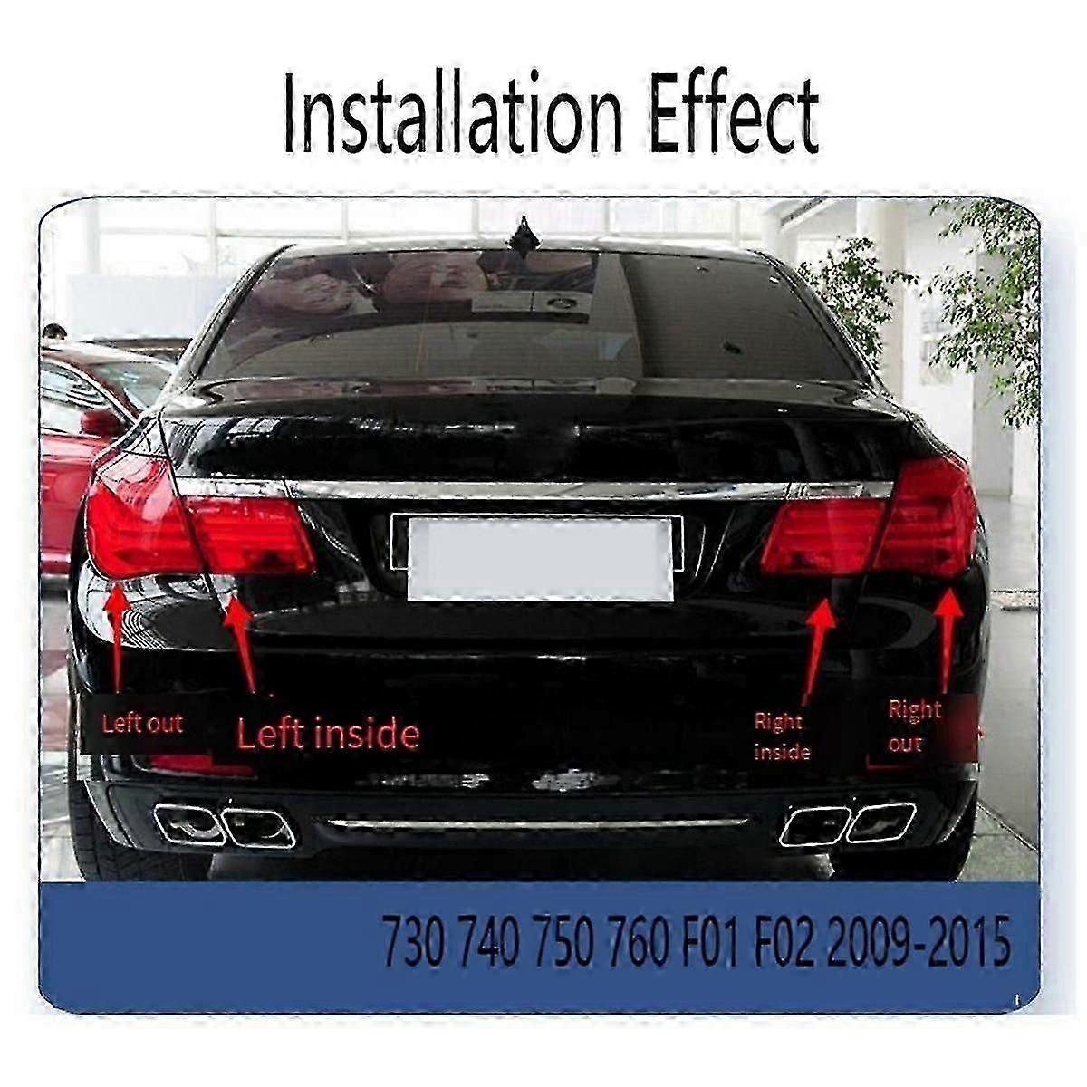 Applies To Outside Left Rear Bumper Tail Light Brake Signal Lamp For 7 Series 730 740 750 760 F01 F02 2009-2015