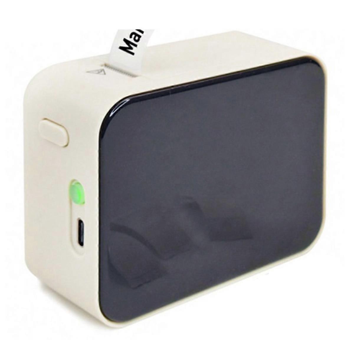 P15 Wireless Bluetooth Thermal Label Printer Milk Tea White