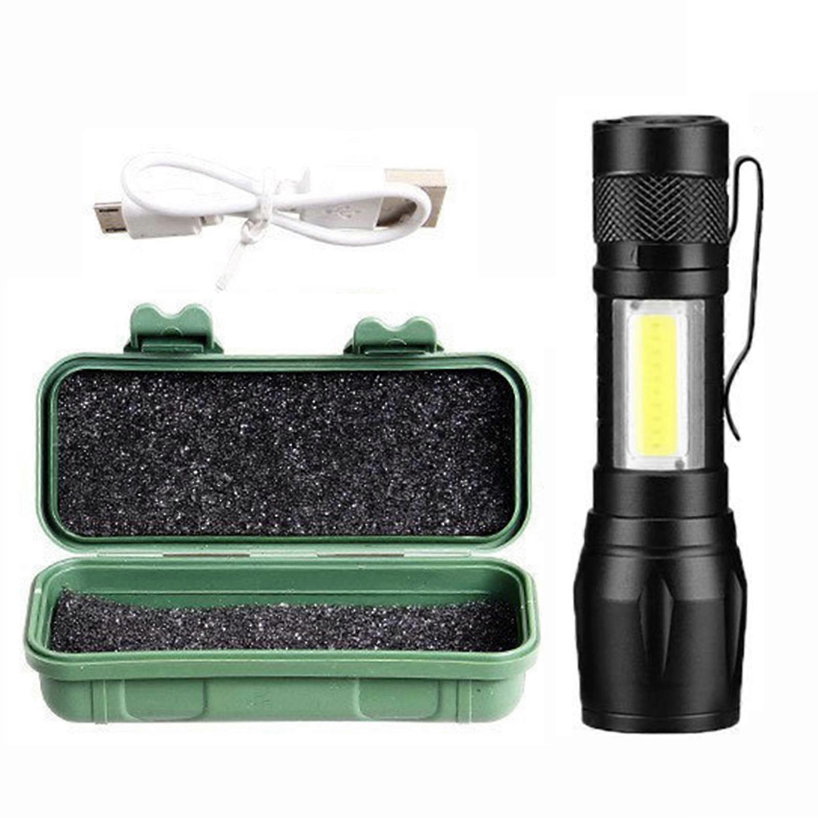 Rechargeable LED Flashlight Waterproof Rechargeable Flashlight for Outdoor Hiking