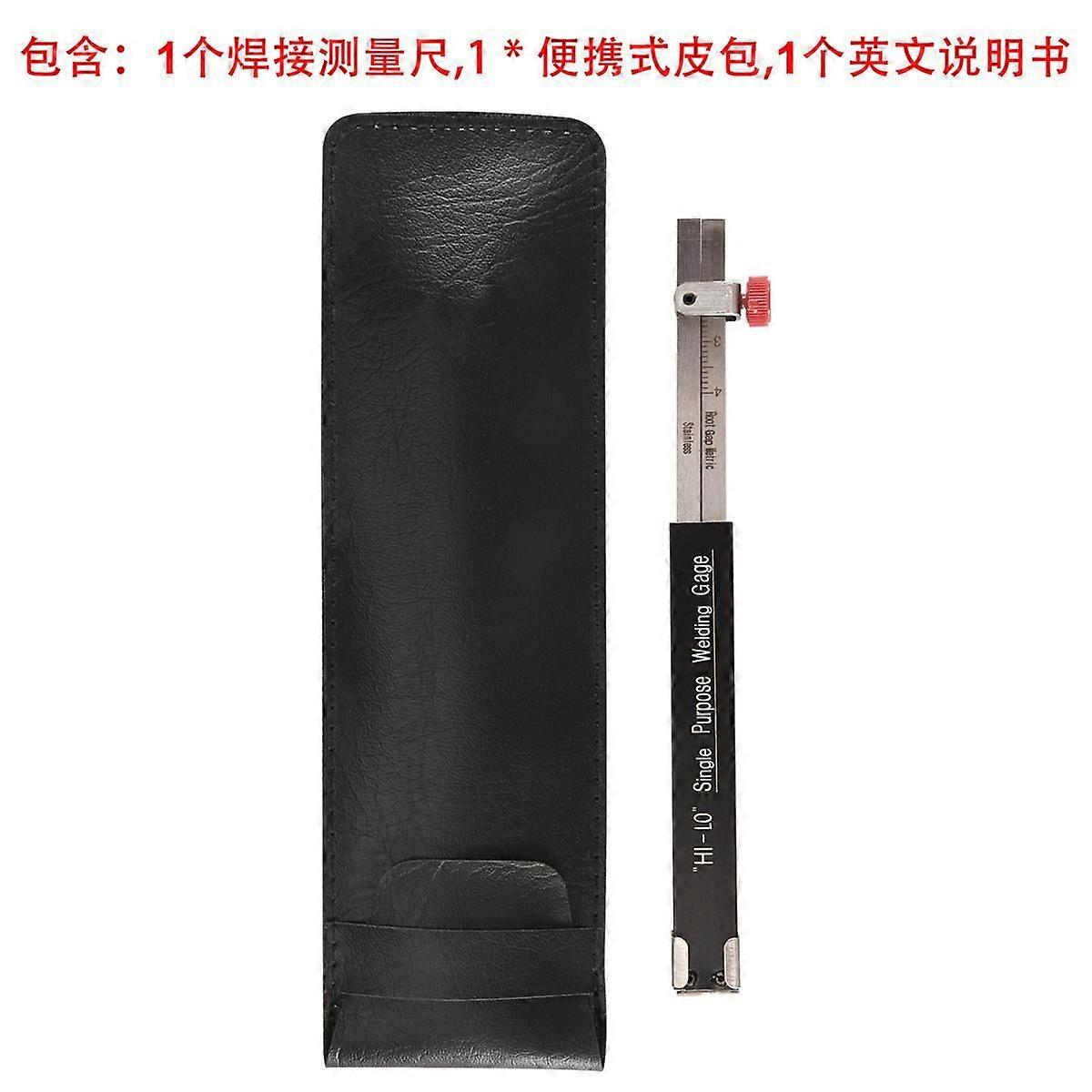 Welding Inspection Scale Small Height Gauge Hi-Lo Dedicated Internal Welding Ruler Metric Size N19