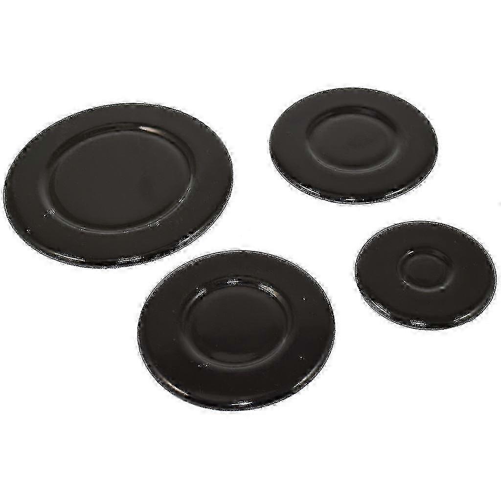 Universal 4-Piece Gas Burner Caps for Cooker Hob 55-100mm