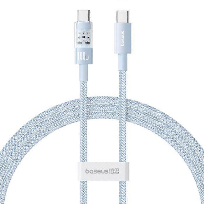 USB-C to Type-C Cable, Super Fast Charging 100W, 2m - Baseus Gem (P10373000311-01) - Galaxy Blue