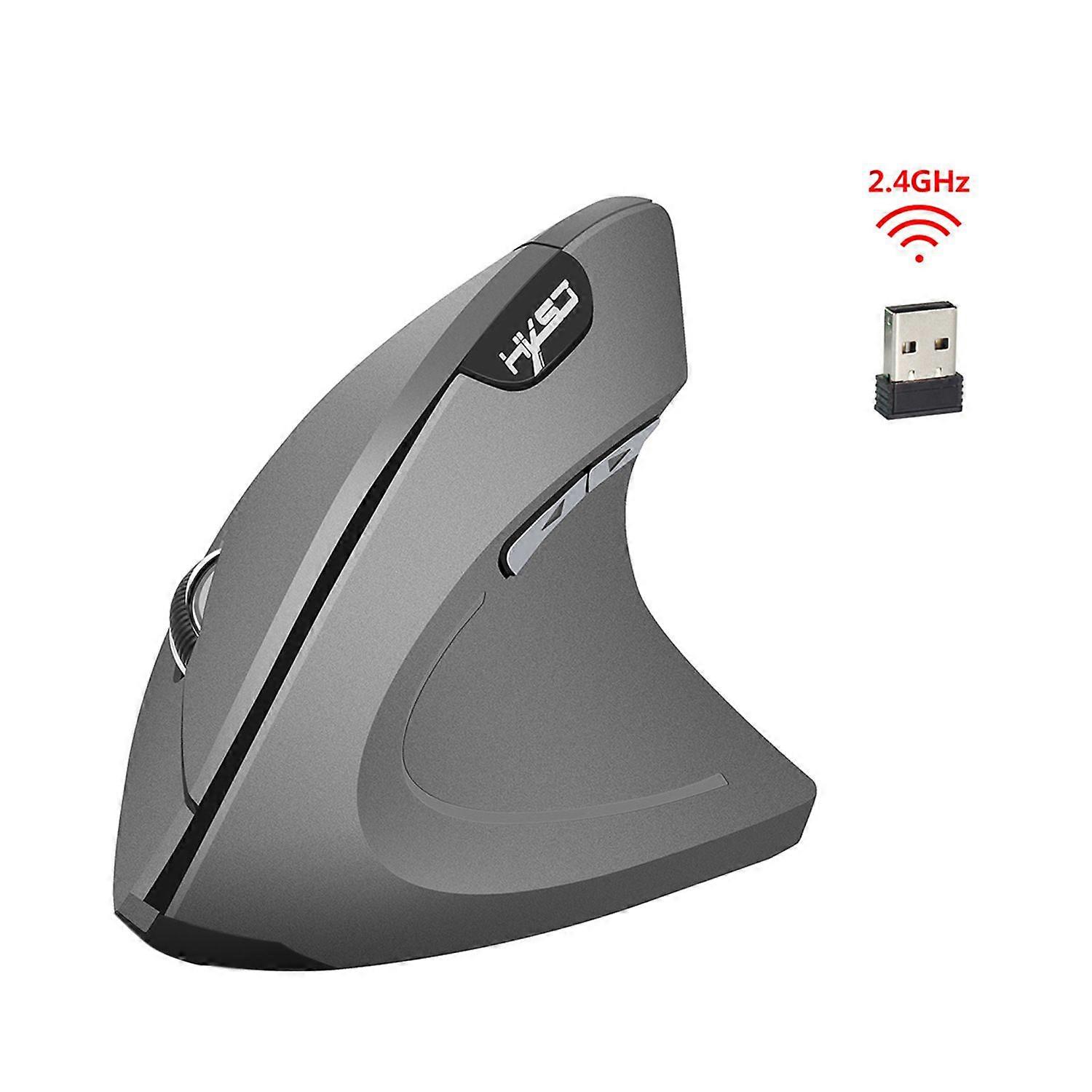 Ergonomic Wireless Vertical Mouse 2.4GHz grey