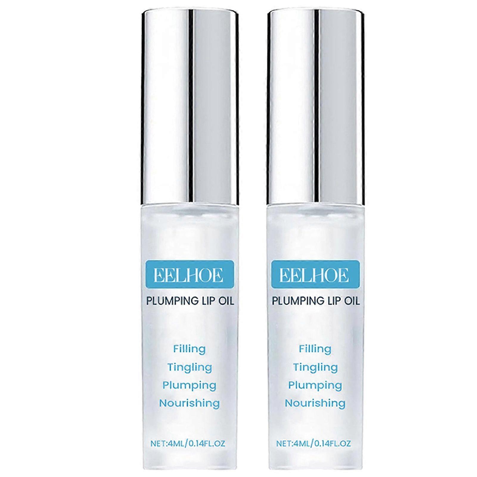 Huile à lèvres repulpante Brillant à lèvres hydratant pour des lèvres plus pulpeuses Soin hydratant pour les femmes Filles Utilisation de jour et de nuit