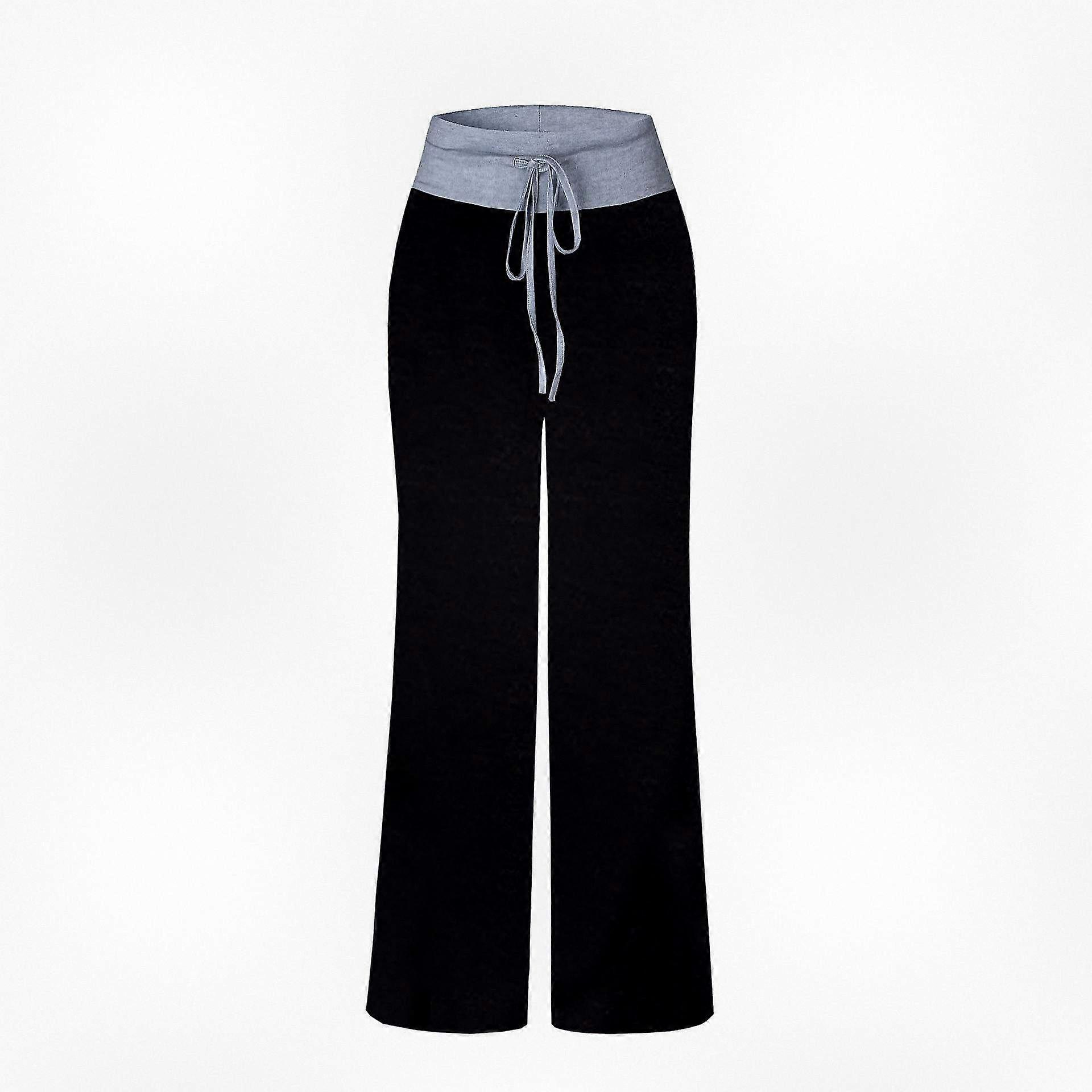 Women's Floral Print Lounge Pants Comfortable Casual Sleepwear with Drawstring Waist