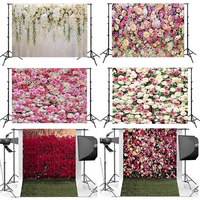 Flower Wall 210X150cm Photography Backdrop Rose Wedding Party Deco H1