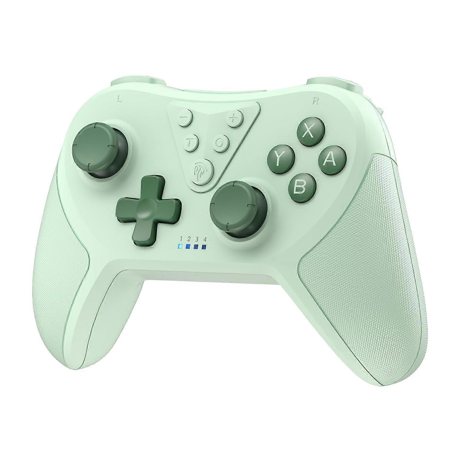 EasySMX T37 Wireless Gamepad, Bluetooth Gaming Controller for Nintendo Switch, PC, Steam Deck, 6 Axis Gyro Motion Control(Green)