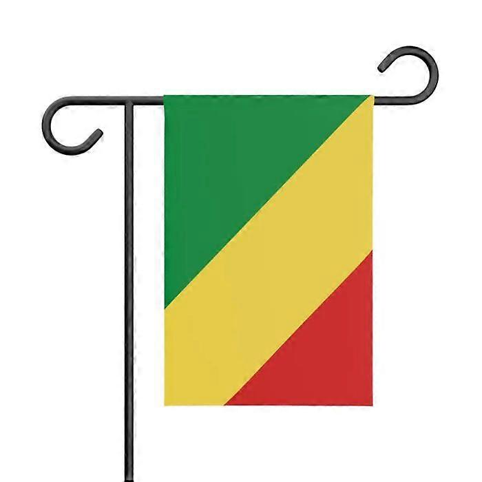 Flag - Republic of the Congo - 32 x 47.5 cm - Polyester - Double-sided printing - Garden