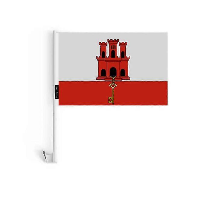 Flag - Gibraltar - 14 x 21 cm - 20 pieces - Polyester - Double-sided print