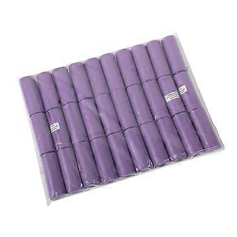 Fully Compostbal Leak Proof Dog Waste Bags Rolls Liquid-Proof Dog Feces Bag for Home and Travels  Yellow