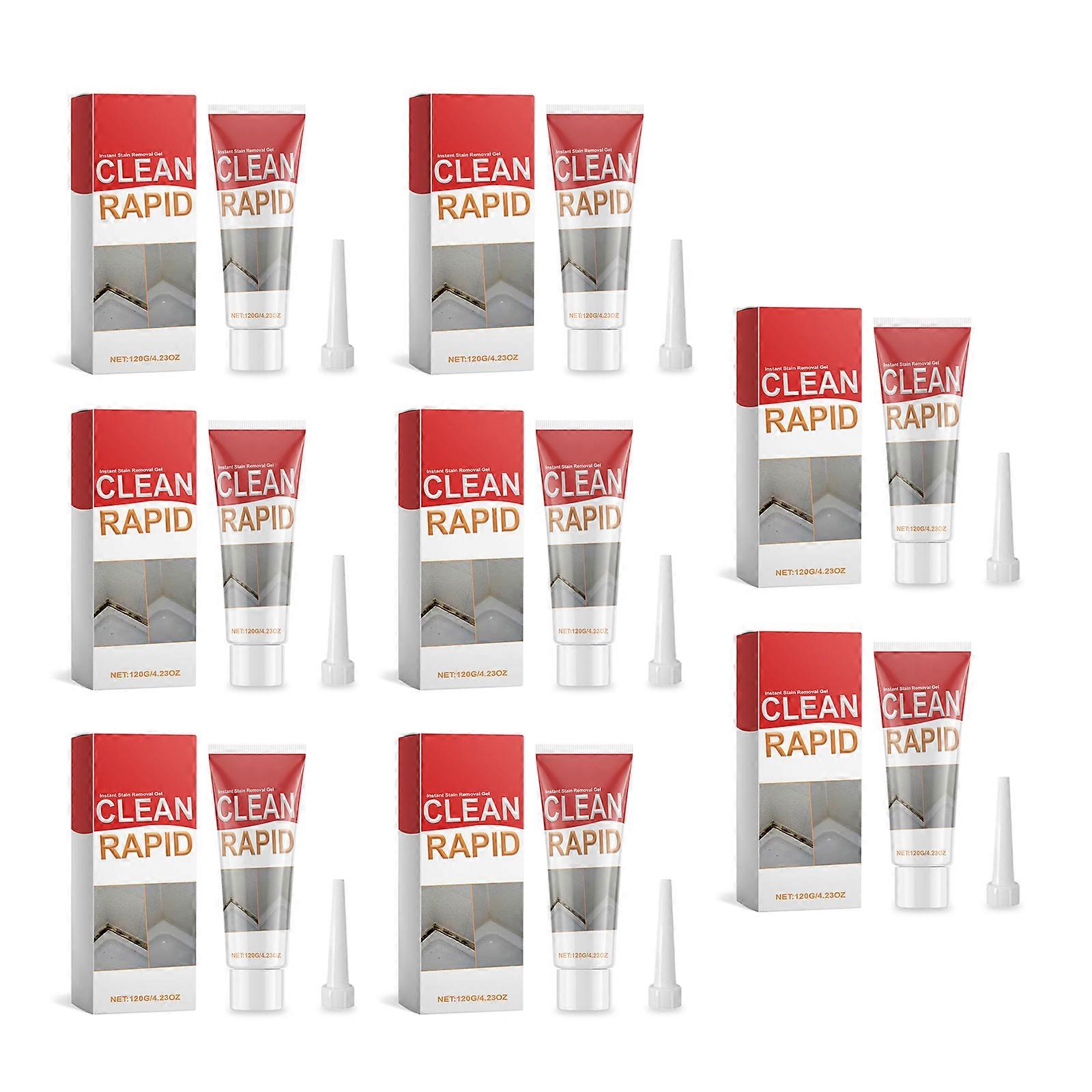 Pack of 8 High Efficiency Stain Removal Gel for Various Multisurface, Easy to Apply, Safe on Items Stains Remover Gel