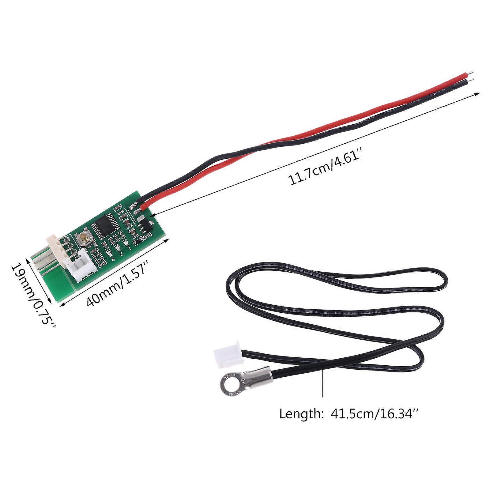 PC 4-wire PWM Fan Speed Regulator Computer Cooling Fan Speed Controller Temperature Control Module Governor Switch