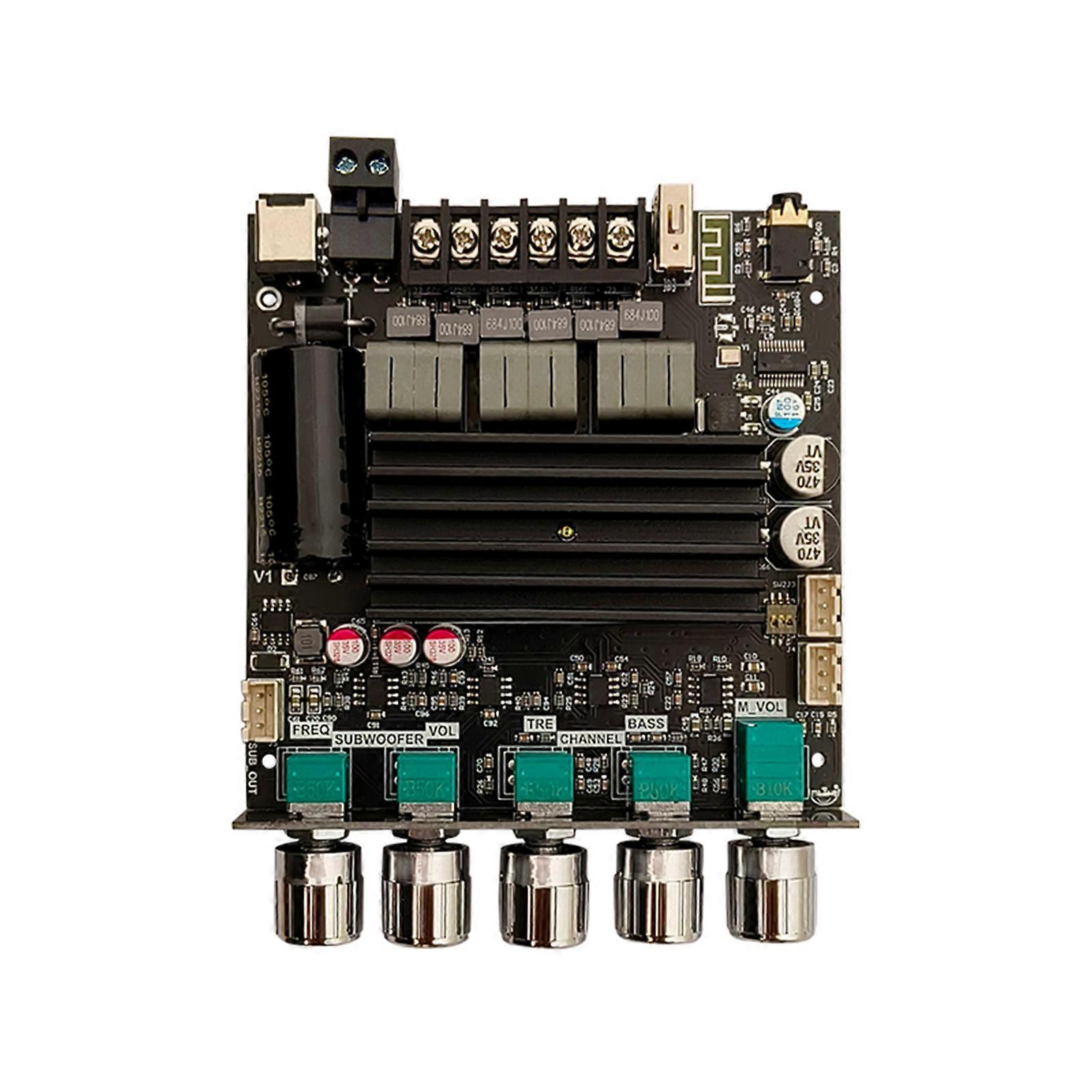 TPA3221 2.1 Bluetooth-compatible Power Amplifier Board 100W+100W+200W Subwoofer Enhances Sound Experience