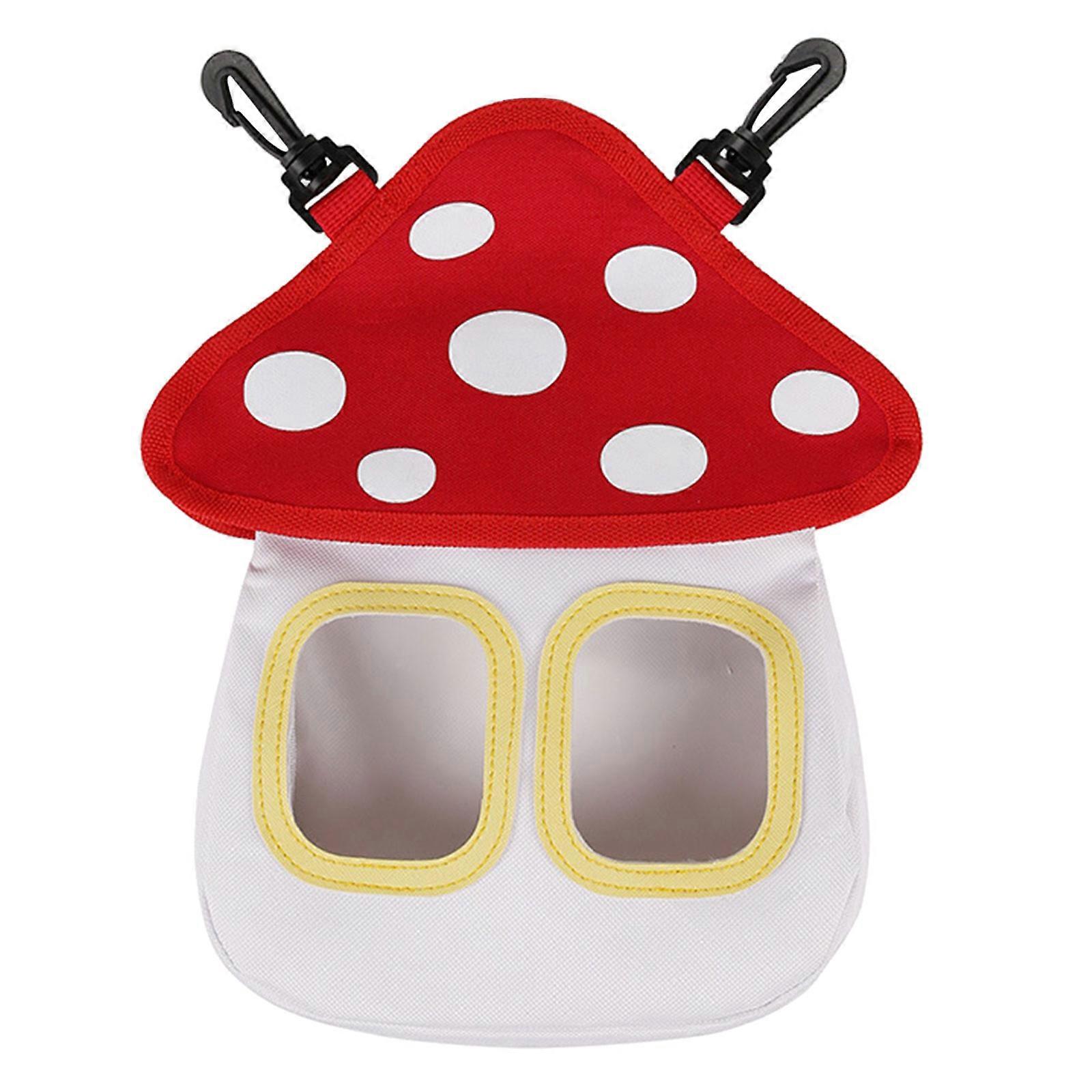 for Hay Feeder Rabbit for Hay Feeder Bag Pet Guinea Pig Cage Hanging Feeding Bag with 2 Holes Squirrel for Hay Feeder Fe