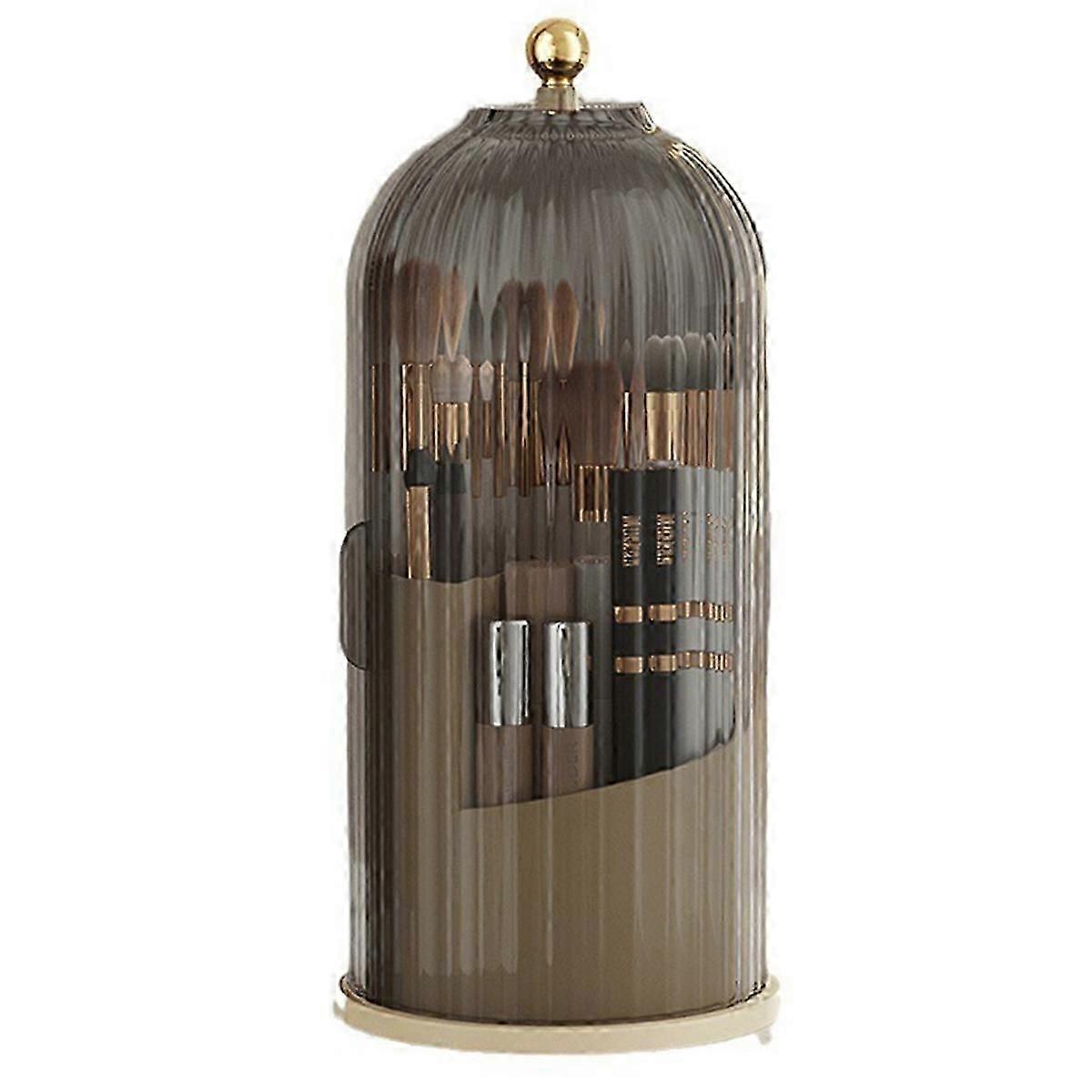 Makeup brush holder storage box rotating cosmetic storage box