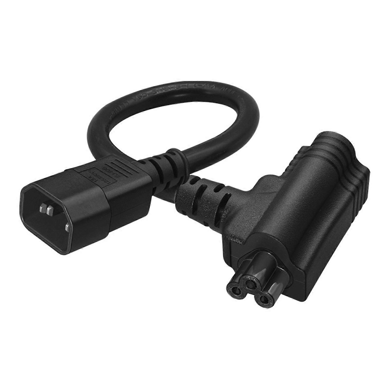 IEC 320 C14 to NEMA 5-15R Splitter Power Cord C14 Male to NEMA 5-15R Female Replacement Extension Cable for PC