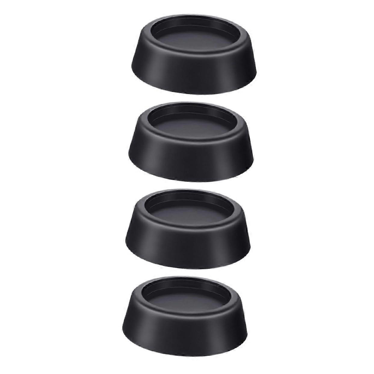 Washing Machine Vibration Damper Pads NonSlip Cushion Black Pack of 4