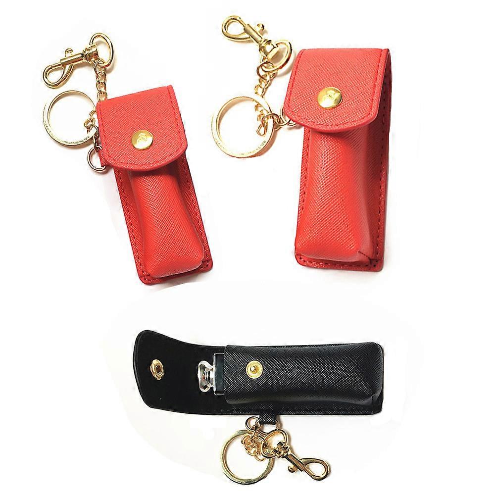 Lip Balm Holder Keychain Pouch for Women – Durable Lipstick Storage Bag with Convenient Clasp for Easy Attachment