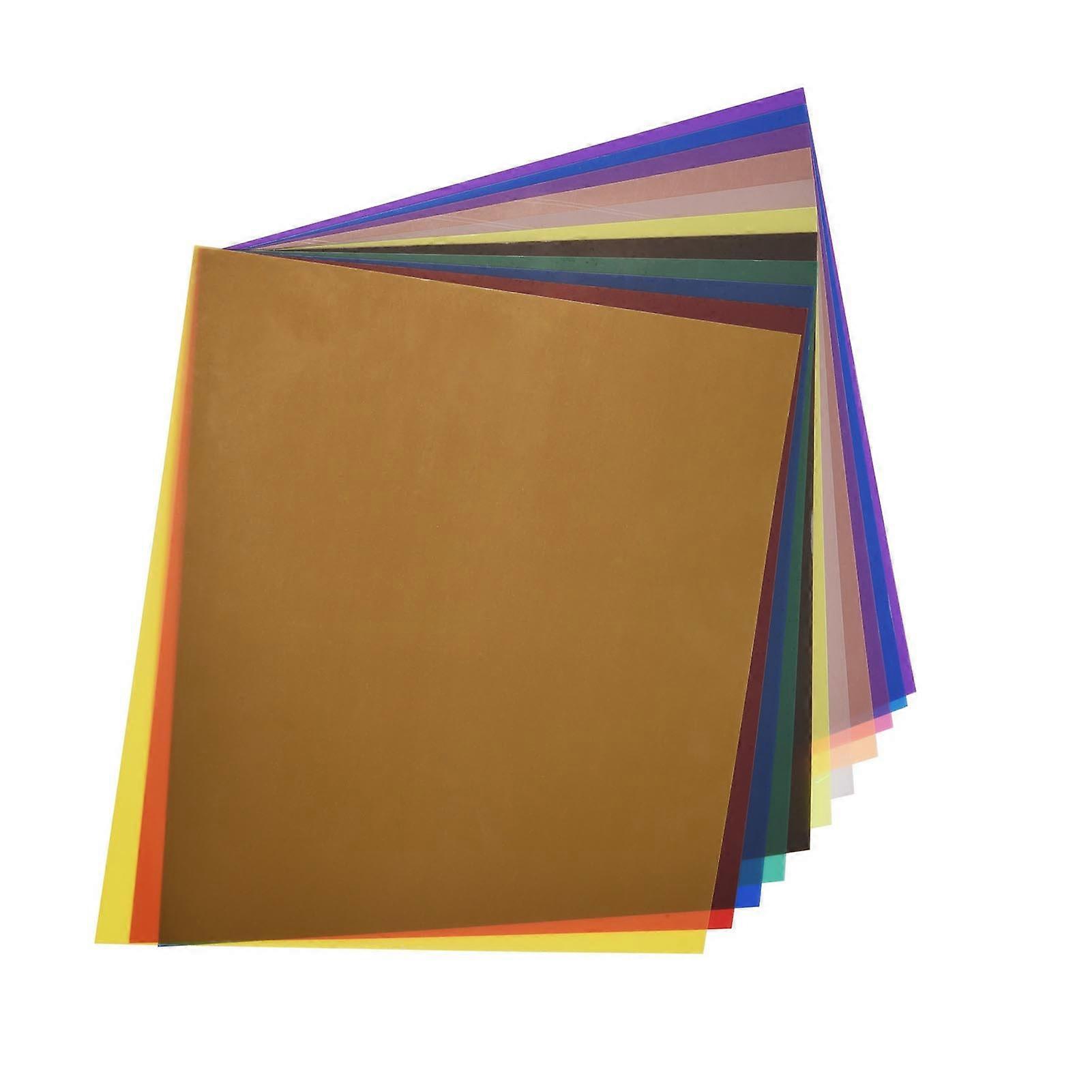 Colorful Gel Filters for LED Lights: Enhance Lighting Effects, Large, Durable, Versatile