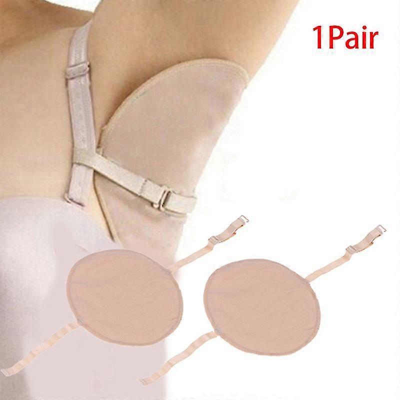 1 Pair Reusable Underarm Sweat Absorbent Pads with Shoulder Straps for Enhanced Comfort and Protection