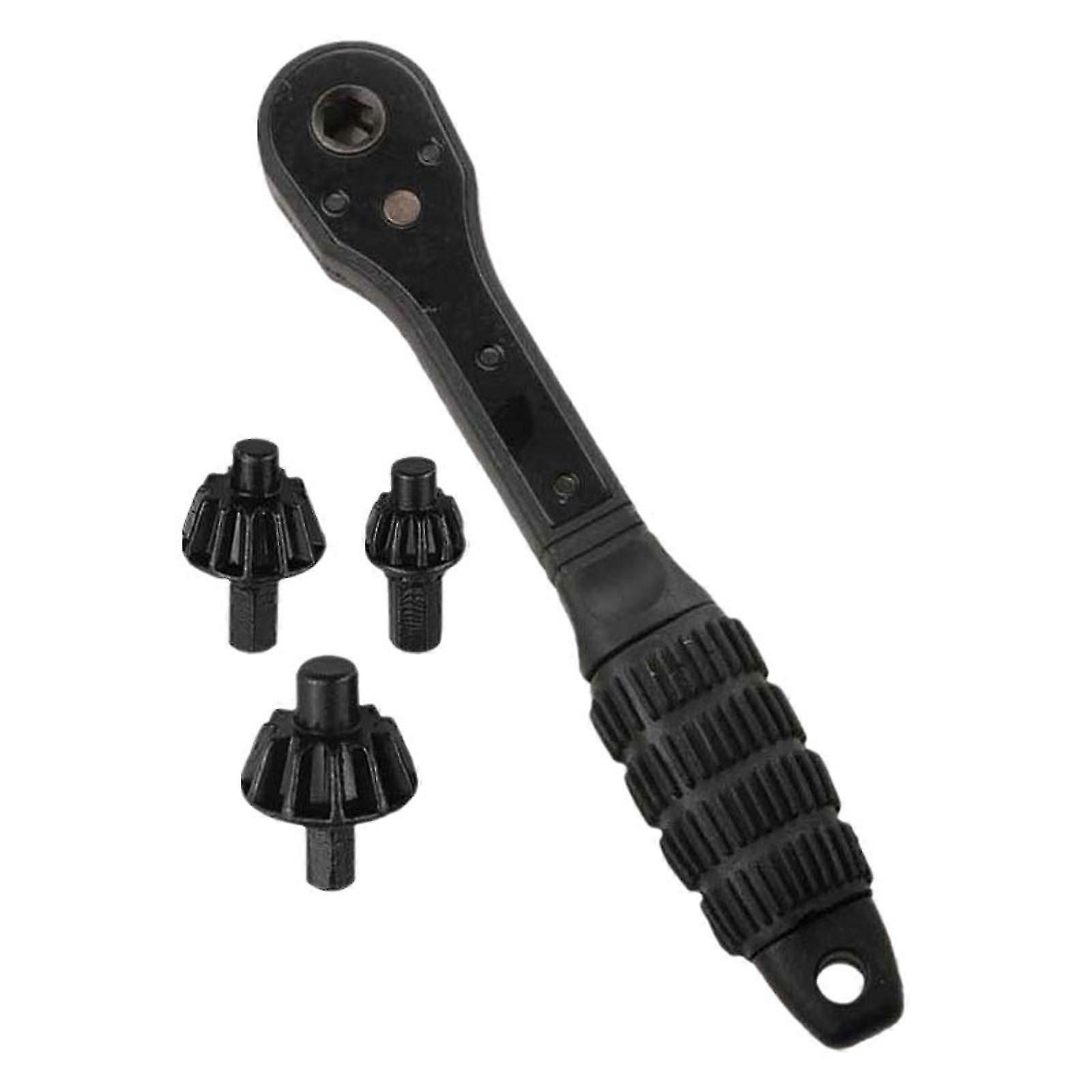 Quick Ratchet Wrench Comfortable Handle Flexible Hand Drill Chuck Key Wrench