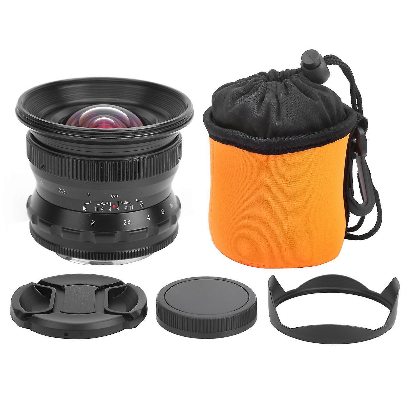 12mm F2.0 Wide Angle Fisheye Lens for Canon M Series - Large Aperture, Compact Design