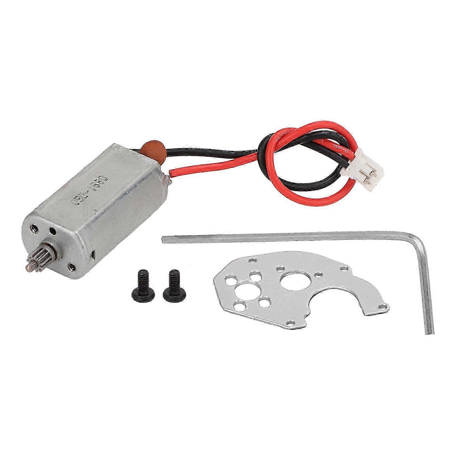 RC Motor Stable Highly Durable Premium Metal Low Friction Low Noise High Accuracy Exquisite SCX24 Brush MotorSilver