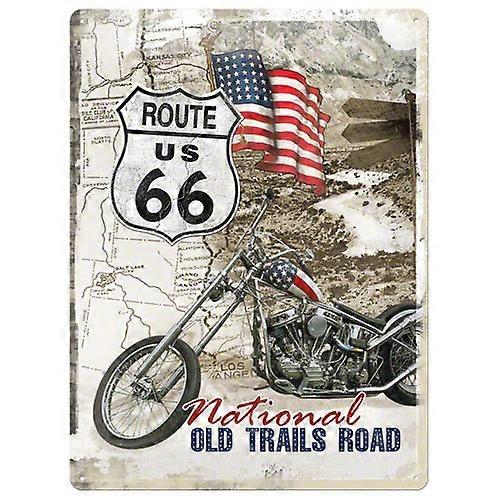 Nostalgic-Art Large Sign Route 66 - EasyRider