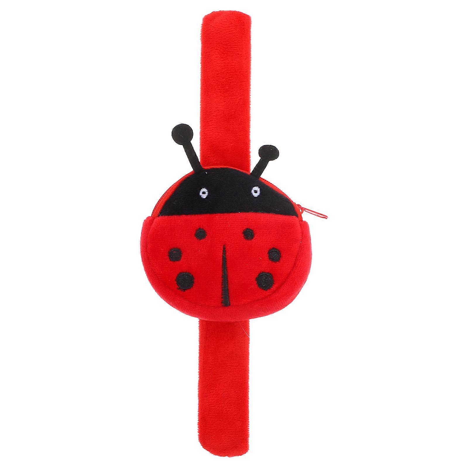 Ladybug Slap Wristband Coin Purse Lightweight Comfortable Stylish Bracelet for Parties Games