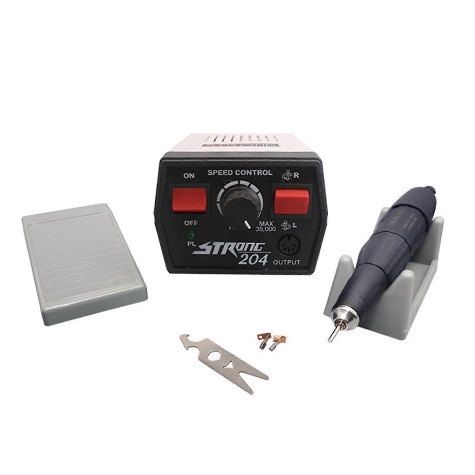65W 35000RPM 微电机,带踏板模式的手持式抛光实验室设备,适用于珠宝、陶瓷、玻璃制品、木雕、艺术品
