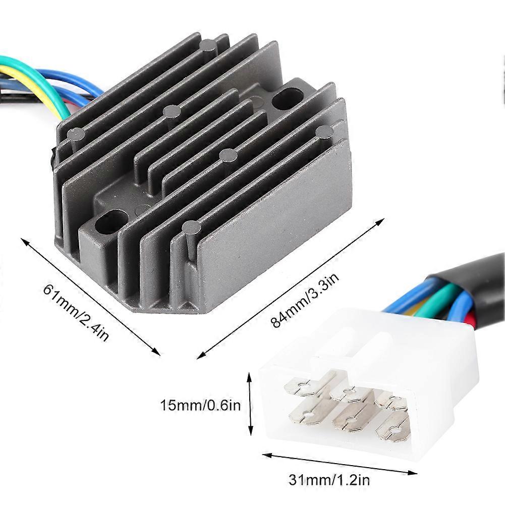 Motorcycle Rectifier Voltage Regulator 185530 RP201‑53710 Fit for Grasshopper/1822D/718D/721D/721G