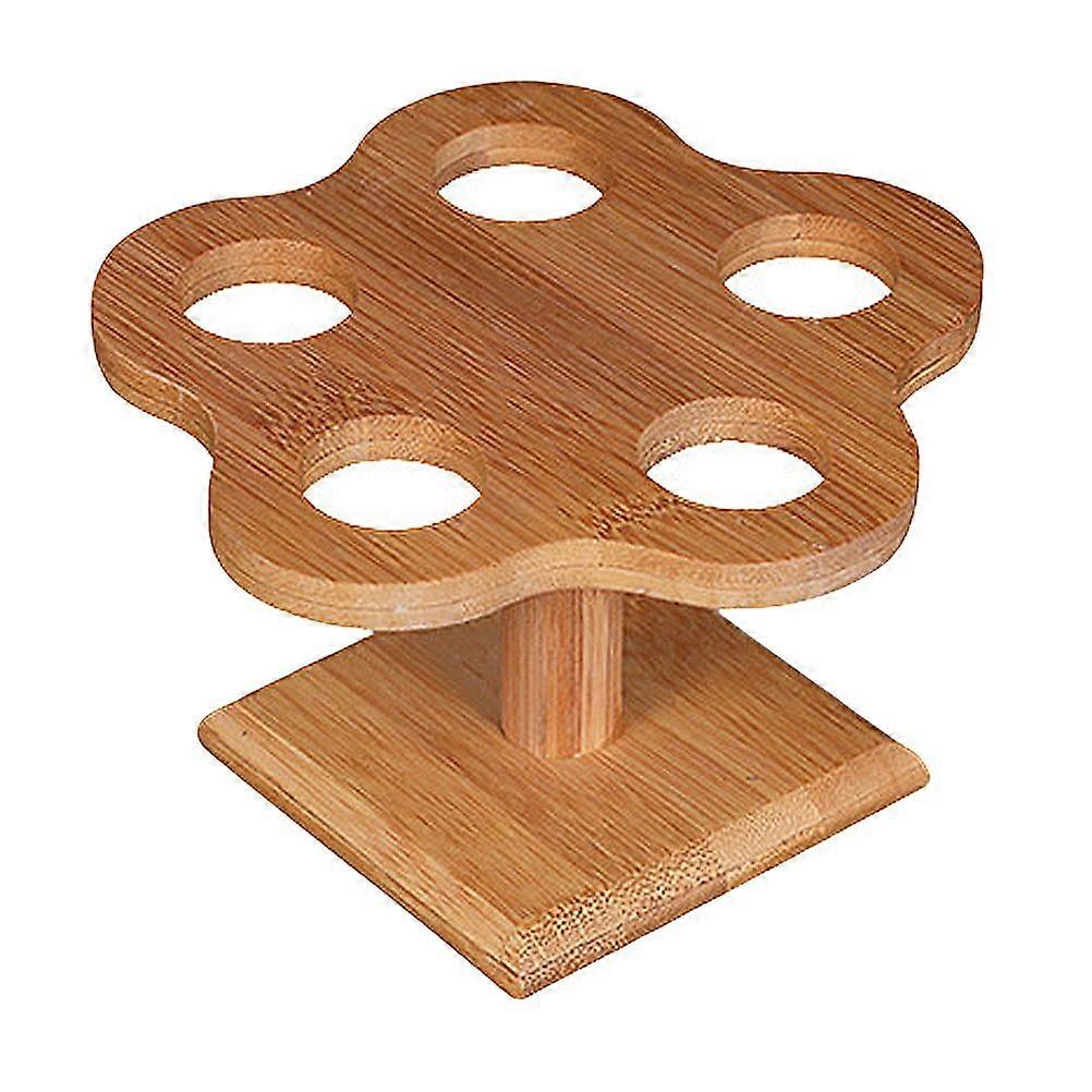 1pc Bamboo Material Japanese Hand Roll Storage Rack Ice Cream Cone Holder
