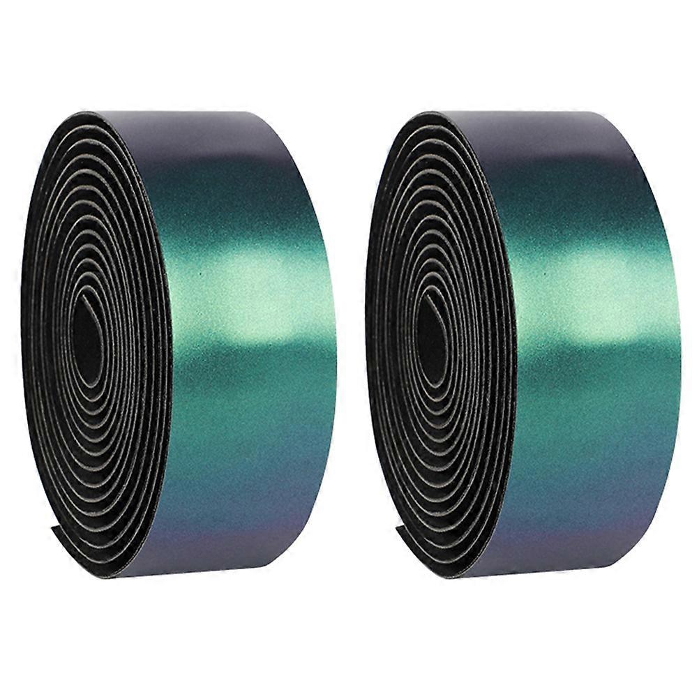 Handlebar Grips Covers Creative Bike Handlebar Tape Non-Slip For Cycling Multi-Colored 215x3cm Sweat Absorption 2Pcs