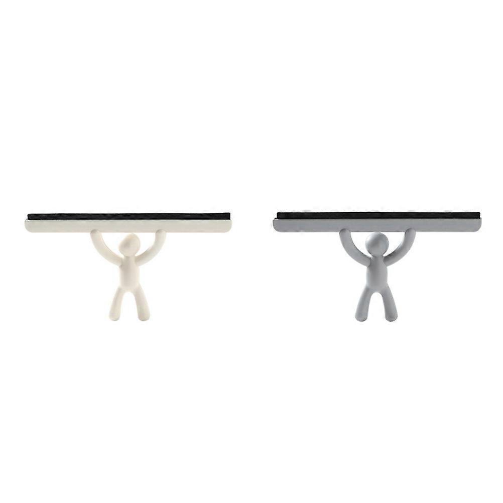 Bathroom Mirror Squeegee Plastic Window Squeegee Tiny Human Shape For Home Cleaning 25.5x3x14.5cm Cleaning Tile 1Set