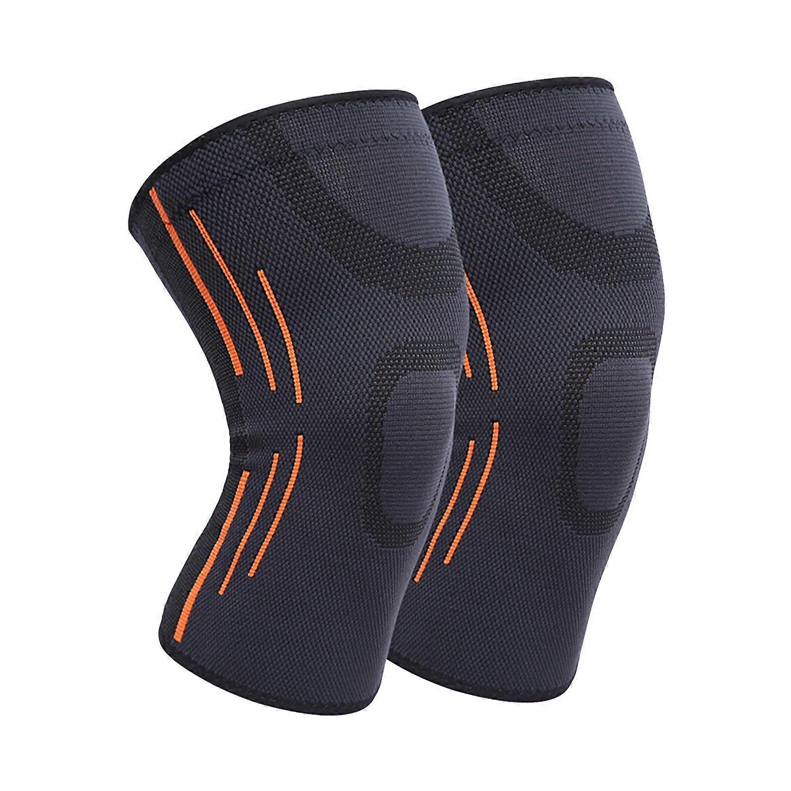 Knee Support Knee Brace with Gel Pads and Side Stabilisers, One Size Adjustable Fit