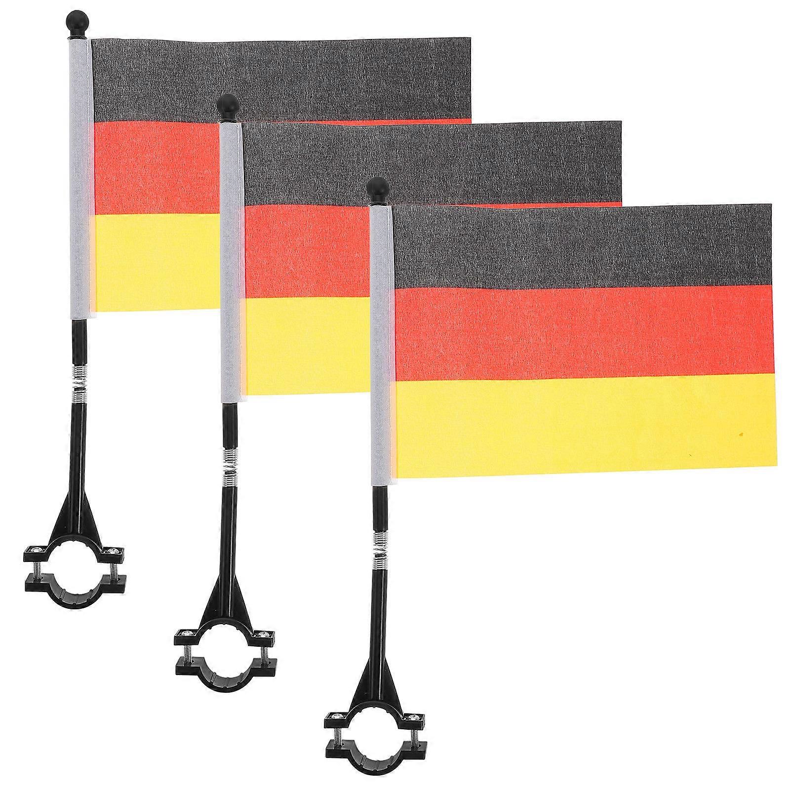 Bike Decoration Rectangular Cloth Plastic Cyclists 3Pcs