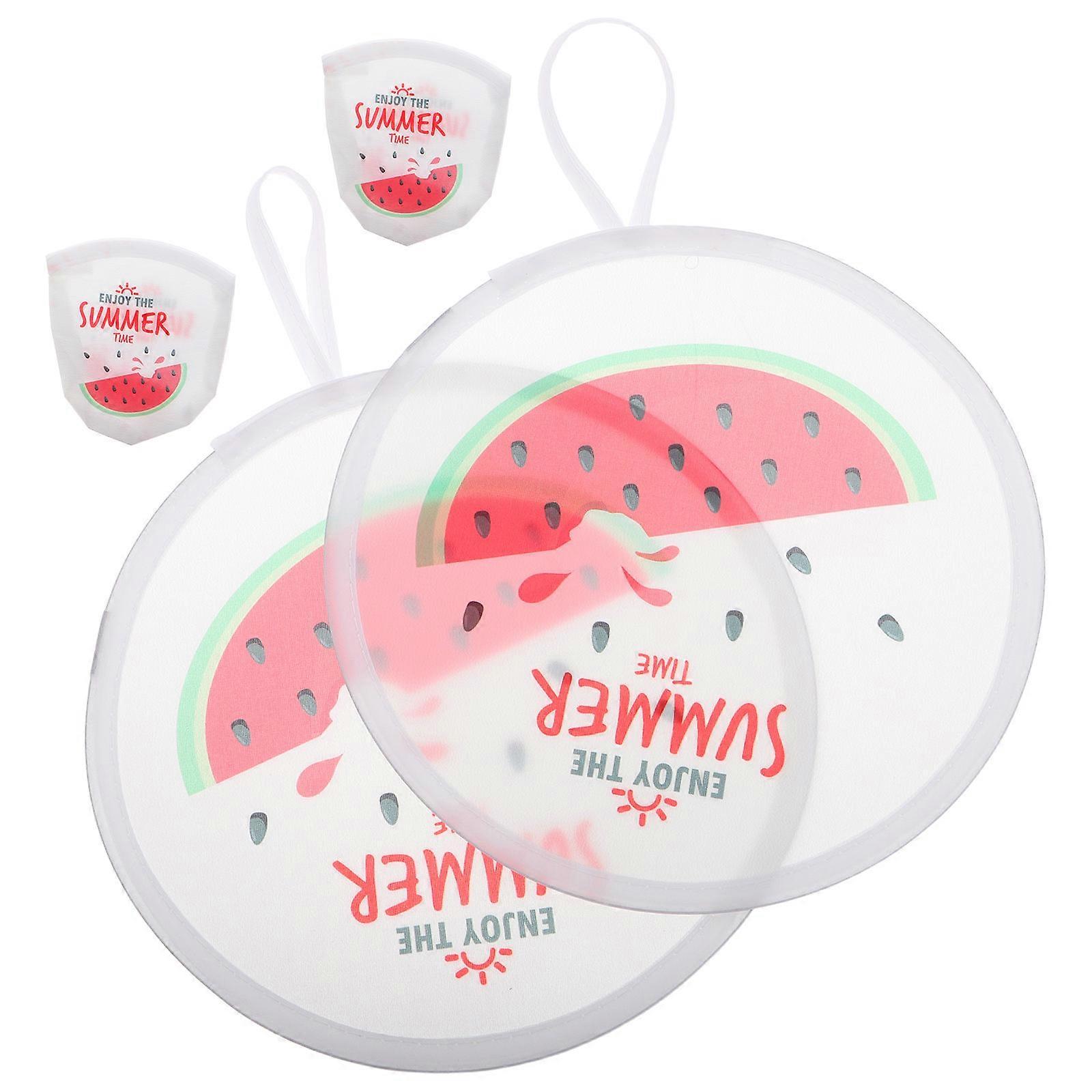 Compact Foldable Fan Creative Handheld Collapsible Fan For Student Use Multi Color 2Pcs