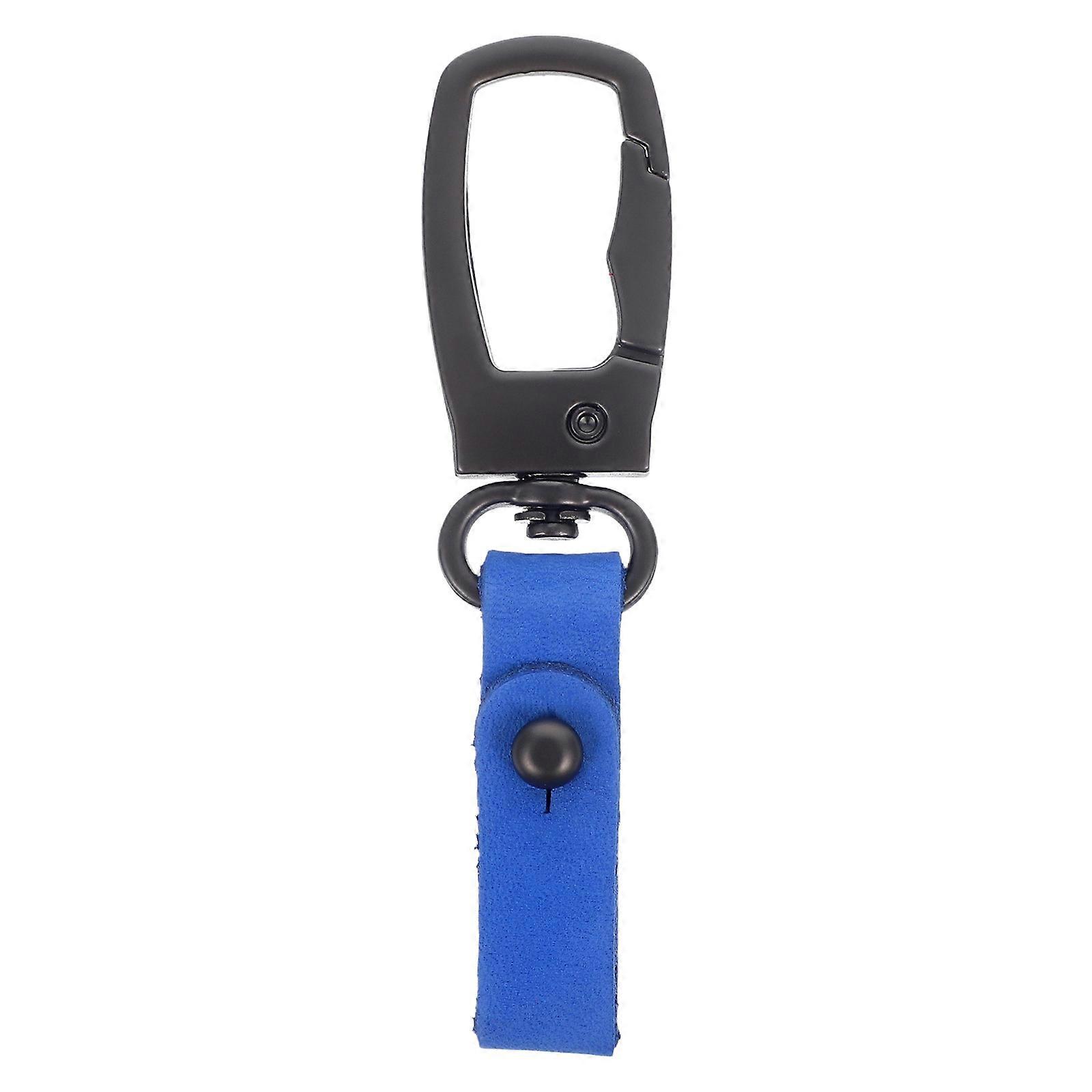 Car Key Chains Men Creative Car Key Hanging Chain Rectangular Leather Zinc Alloy 1Set